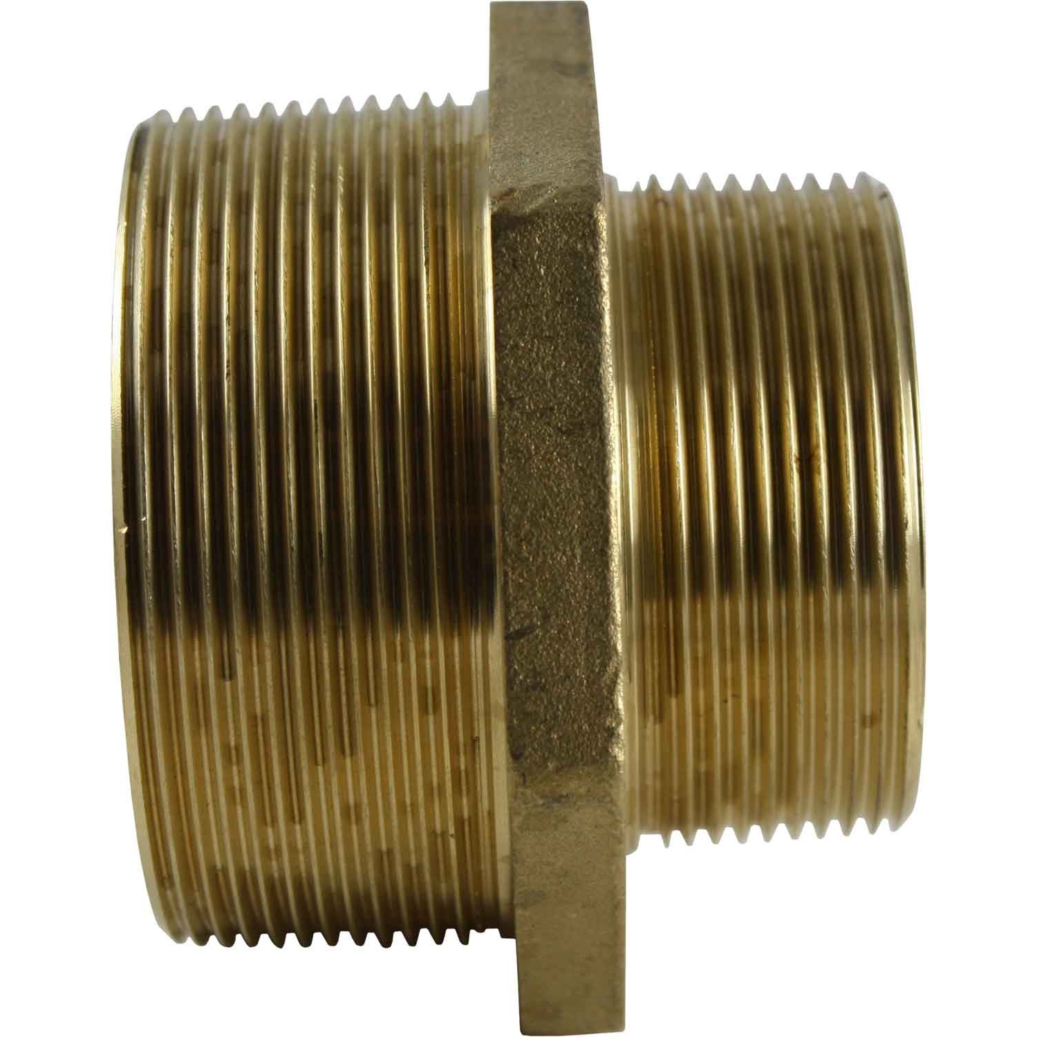 Brass Fitting for Air BSP Male Thread Equal Nipple Water & Fuel 