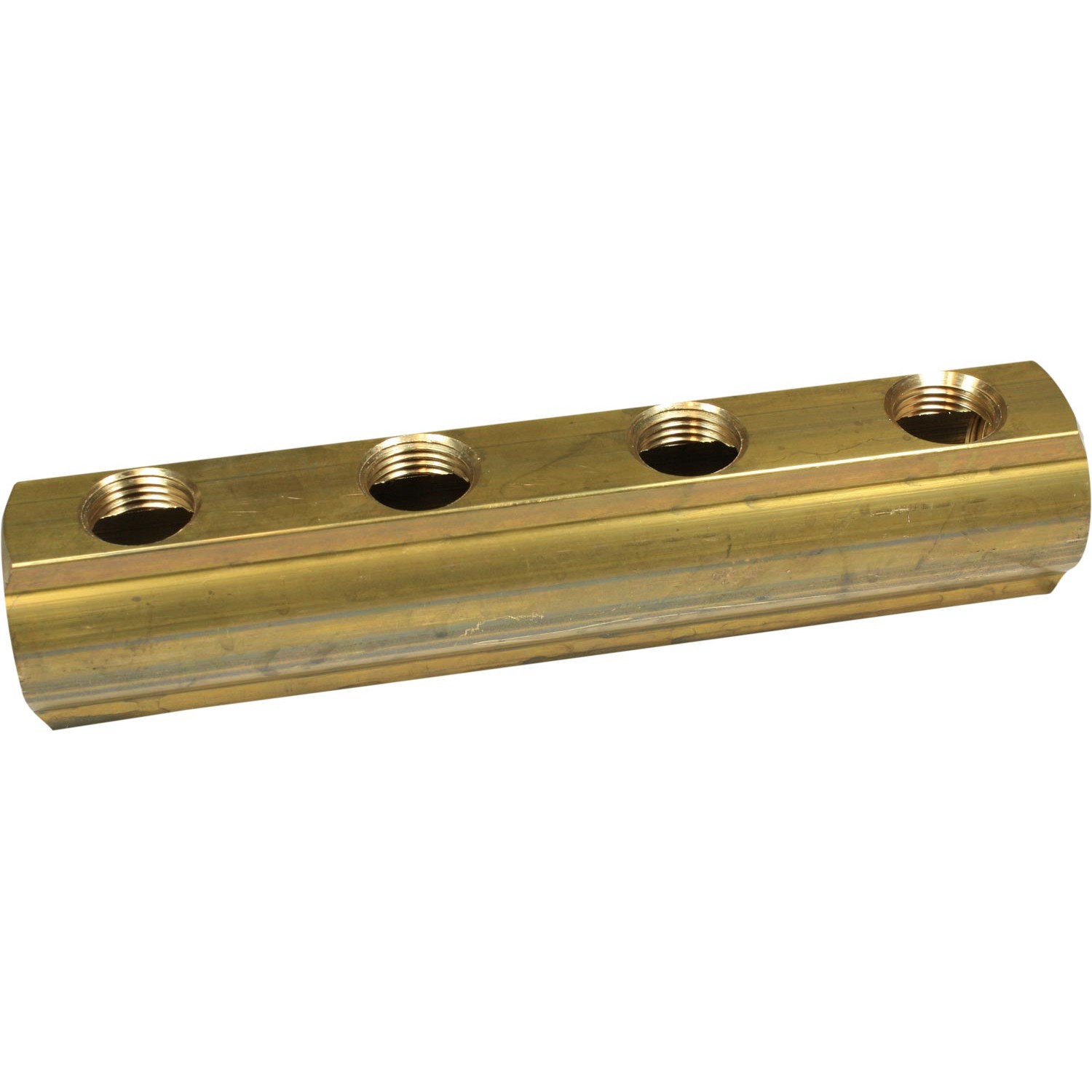 4x Outlets MB02/04 Brass Single Sided Manifold Block BSPP Female Inlet 1/8" 