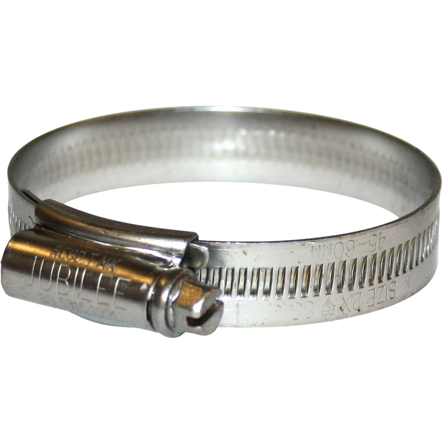 Stainless Steel Genuine Jubilee Hose Clamp Size 9.5mm-12mm Ref 000 Hose Clip