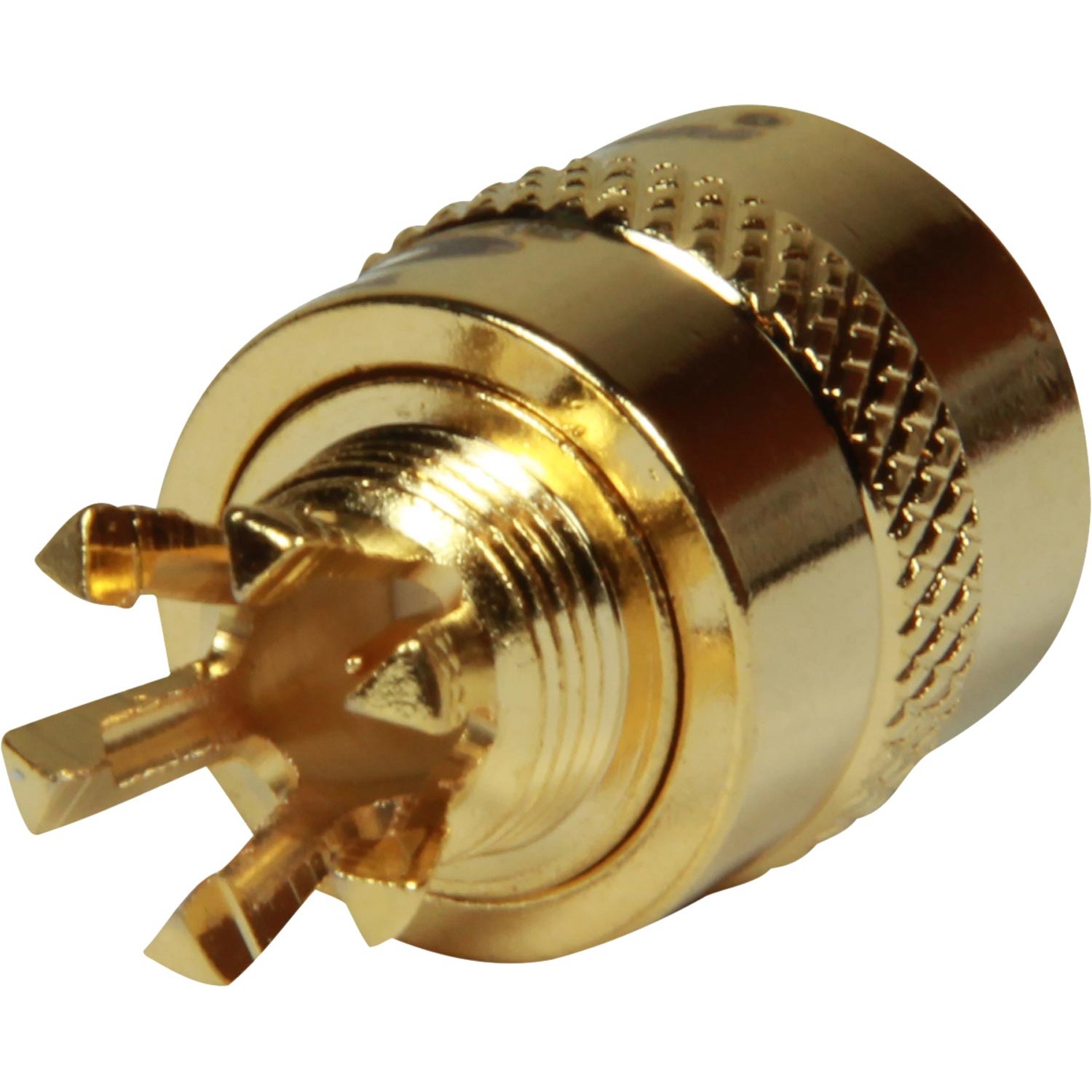 Shakespeare PL-259-CP-G Gold Plated Centerpin PL259 Connector│RG-8X/RG58/AU Coax 