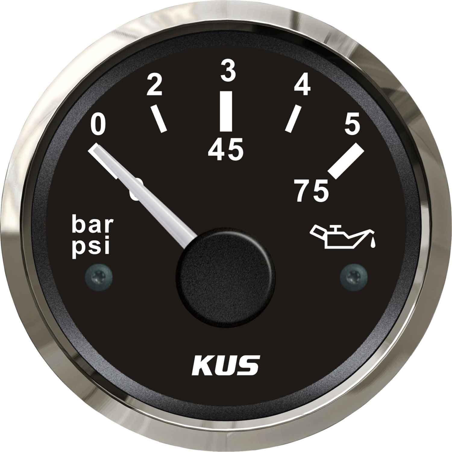 KUS Mechanical Oil Pressure Sensor NPT-1/4 0-5bar 
