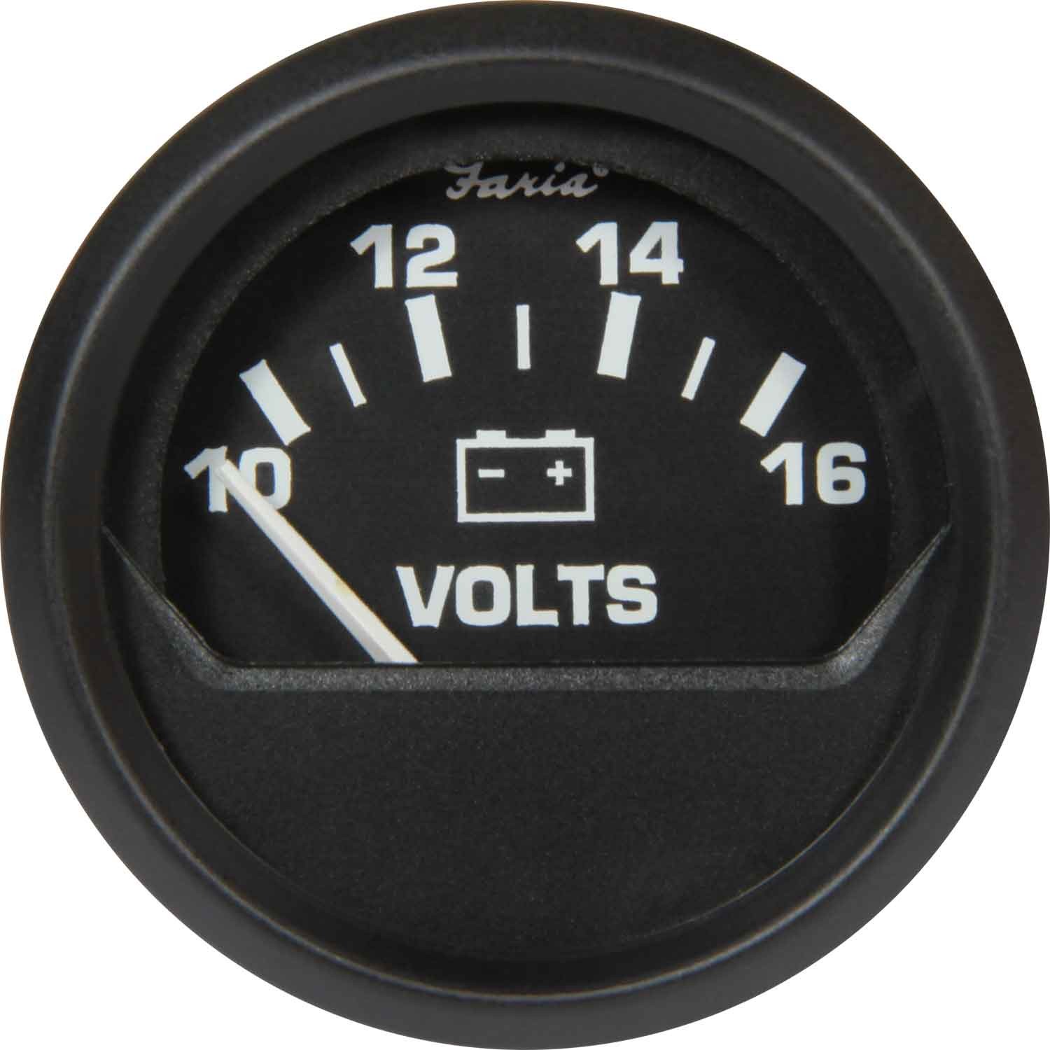 Marine Chrome 18V Auto Meter AutoMeter 200757-35 Ultra-Lite Gauge 2 5/8 Electric Voltmeter 