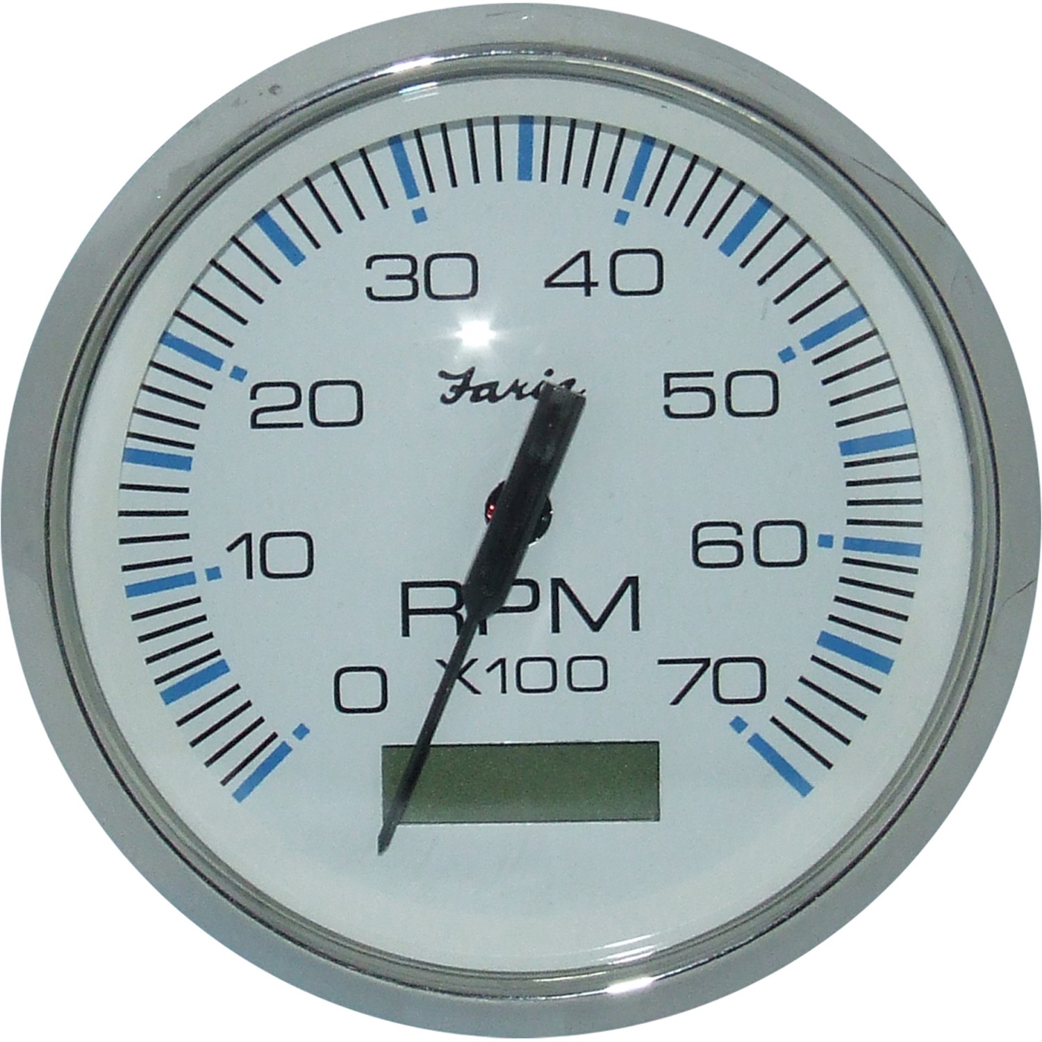 Gas - Outboard 7,000 RPM Faria Chesapeake White SS 4" Tachometer w/Hourmeter 
