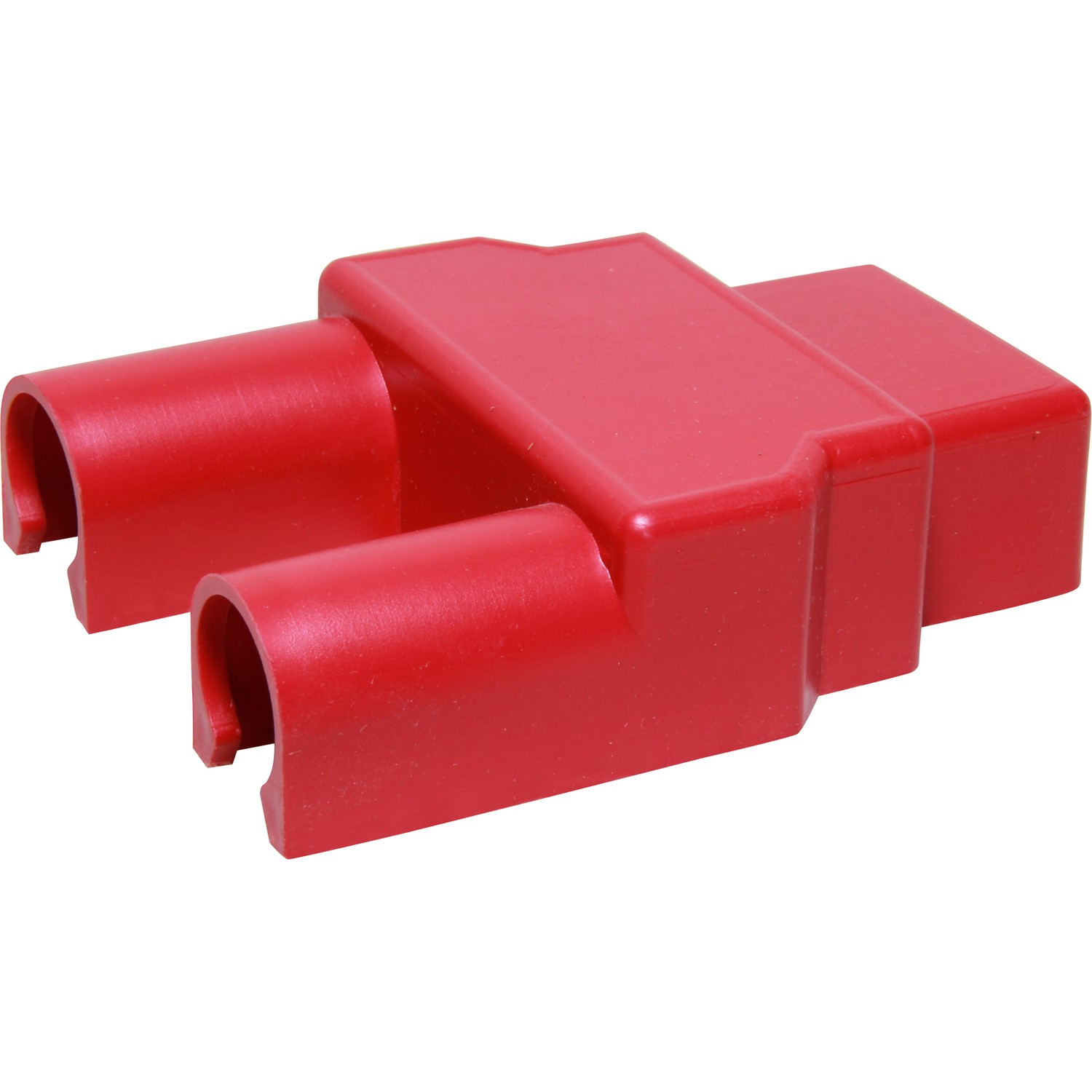 Homyl 1 Set Universal Battery Terminal PVC Insulating Protector Covers Black+Red 