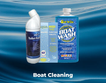 Shop boat cleaning