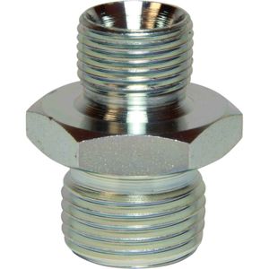 AG Straight Steel Union (3/8" BSP Male to 1/2" BSP Male)