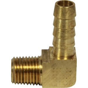 Racor 90 Degree Hose Tail Connector (1/4" NPTM to 3/8" Hose)