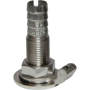 Osculati Stainless Steel 316 Skin Fitting (3/8" BSP, 15mm Hose Tail)