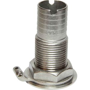 Osculati Stainless Steel 316 Skin Fitting (1" BSP, 30mm Hose Tail)