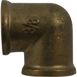 Maestrini Brass Compact 90 Degree Elbow (Female Ports / 3/8" BSP)