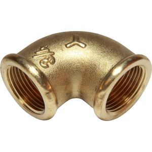 Maestrini Brass Compact 90 Degree Elbow (Female Ports / 3/4" BSP)