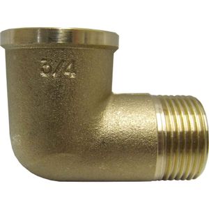 Maestrini Brass Compact 90 Degree Elbow (3/4" BSPT Male/BSP Female)