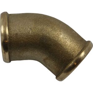Maestrini Brass Compact 45 Degree Elbow (Female Ports / 3/8" BSP)