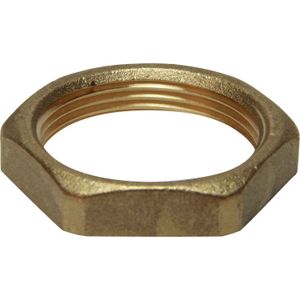 Maestrini Brass Hexagonal Lock Nut (1-1/2" BSP Female)