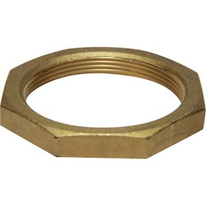 Maestrini Brass Hexagonal Lock Nut (3" BSP Female)