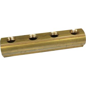 Maestrini Brass Female Pipe Manifold (1" BSP with 4 x 1/2" Inlets)