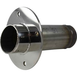 Seaflow Stainless Steel Exhaust Outlet (40mm ID Hose / Straight)