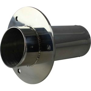 Seaflow Stainless Steel Exhaust Outlet (51mm ID Hose / Straight)