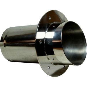 Seaflow Stainless Steel Exhaust Hull Outlet (102mm ID Hose)
