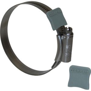 Clamp Aid Grey Hose Clip End Guards (1/2" Wide / Pack of 20)