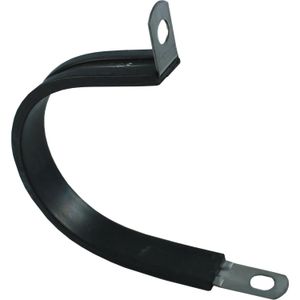 AG Stainless Steel Rubber Lined P Clip (48mm / Sold Singularly)