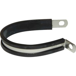 AG Stainless Steel Rubber Lined P Clip (56mm / Sold Singularly)