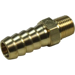 Seaflow Brass Straight Hose Tail (1/8" NPT Male to 10mm Hose)