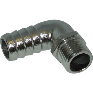 Seaflow Stainless Steel 316 90 Degree Hose Tail (1/2" BSP - 20mm Hose)