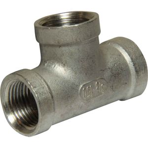 Osculati Stainless Steel 316 Equal Tee Fitting (3/8" BSP Female Ports)