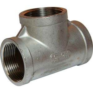 0104 10 00  Legris Brass Pipe Fitting, Tee Compression Equal Tee
