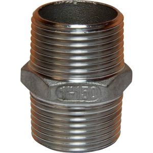 Osculati Stainless Steel 316 Equal Nipple (Male Thread / 1" BSP)