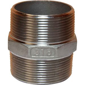 Osculati Stainless Steel 316 Equal Nipple (Male Thread / 2" BSP)