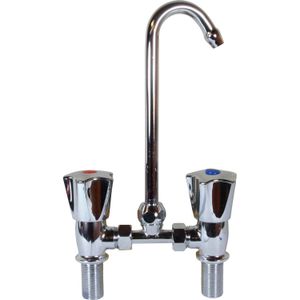 Osculati Monobloc Sink Mixer Tap (3/8" BSP Male / 210mm High)