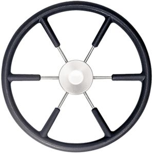 Vetus KS45Z Black Padded Marine Steering Wheel (450mm)