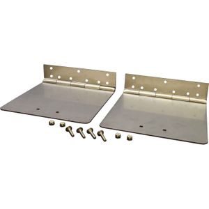 Lectrotab Stainless Steel Trim Tab Plates (9" x 9" / Per Pair)