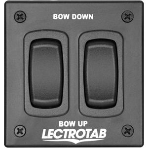 Lectrotab Flat Rocker Control Panel (12V & 24V / Single Station)