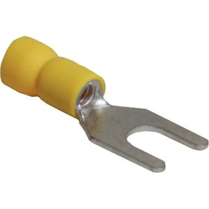 AMC Yellow Fork Terminal (6.4mm Wide / 50 Pack)