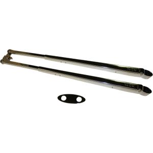 Roca Pantograph Wiper Arm for 12mm Shaft (Polished / 620mm-900mm)