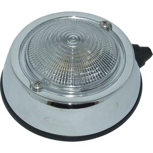 Perko 0300 Surface Mount Dome Light (12V / Chrome / 95mm Diameter)