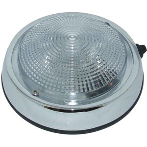 Perko 0300 Surface Mount Dome Light (12V / Chrome / 150mm Diameter)