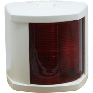 Hella 2984 Port Red Navigation Light (White Case / 12V / 25W)