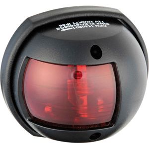 Compact Port Red Navigation Light (Black Case / 12V / 10W)