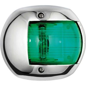 Compact Starboard Green Navigation Light (Stainless Steel / 12V / 10W)
