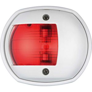 Compact Port Red Navigation Light (White Case / 12V / 10W)