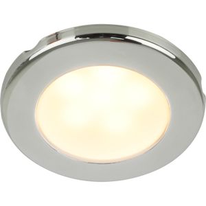 Hella EuroLED 75 Light with Stainless Steel Rim (Warm White / 24V)