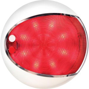 Hella EuroLED 130 Touch Light in White Case (Red + Daylight White)