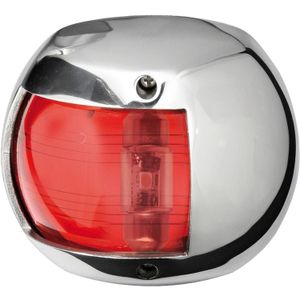 Port Red LED Navigation Light (Compact / Stainless Case / 12V)