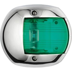 Starboard Green LED Navigation Light (Compact / Stainless / 12V & 24V)