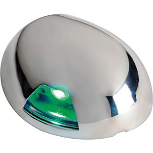Starboard Green LED Navigation Light (Stainless Steel Case / 12V, 24V)
