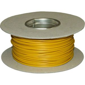 AMC 1 Core 0.5mm&sup2; Yellow Thin Wall Cable (100m)